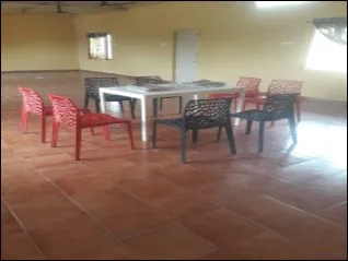 Boys’ hostel reading room