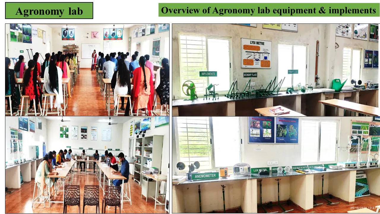 Agronomy laboratory