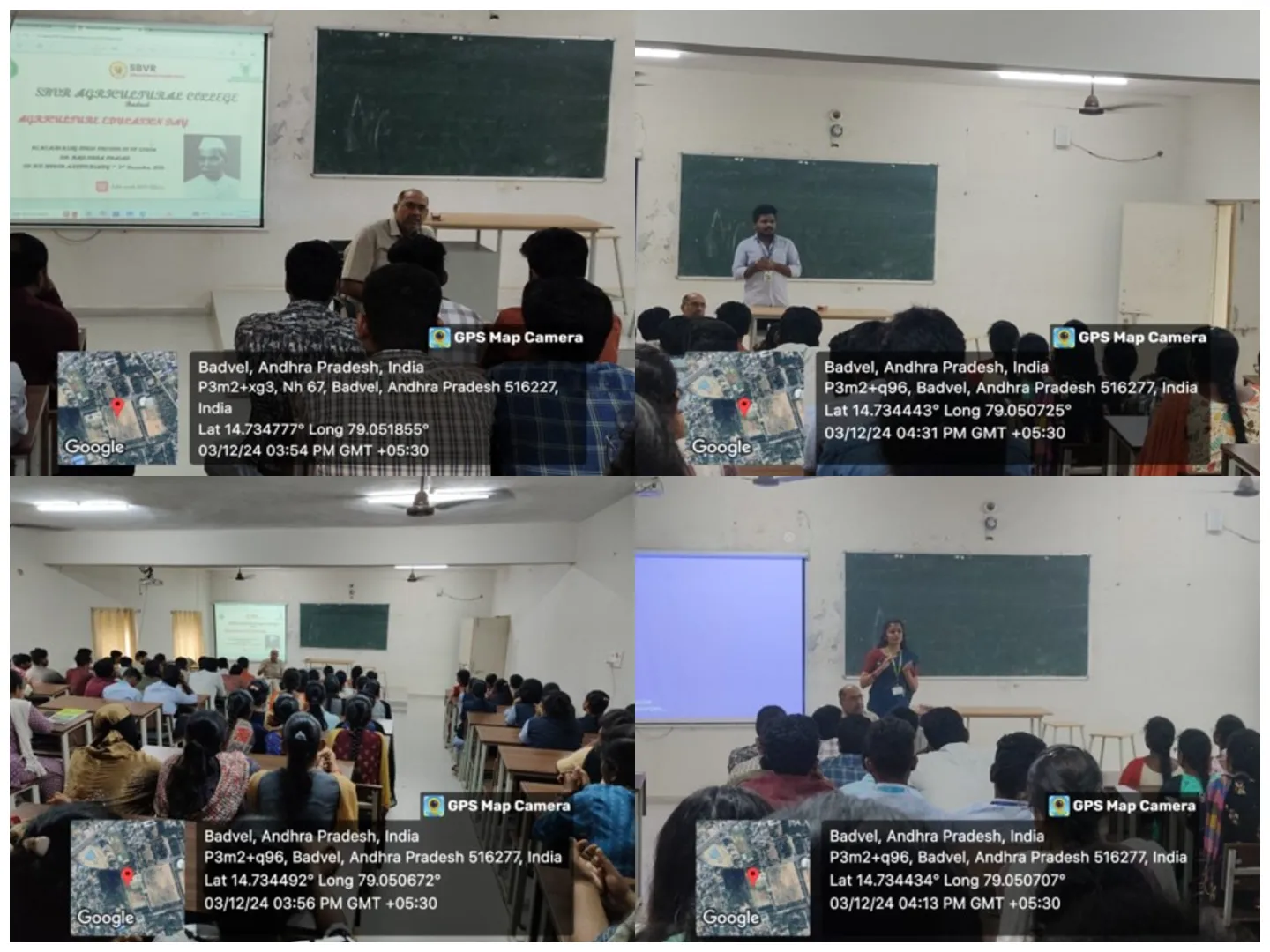 Agriculture Education Day on the birth anniversary of Dr Rajendra Prasad — the Associate Dean spoke on the role students play in advancing agriculture