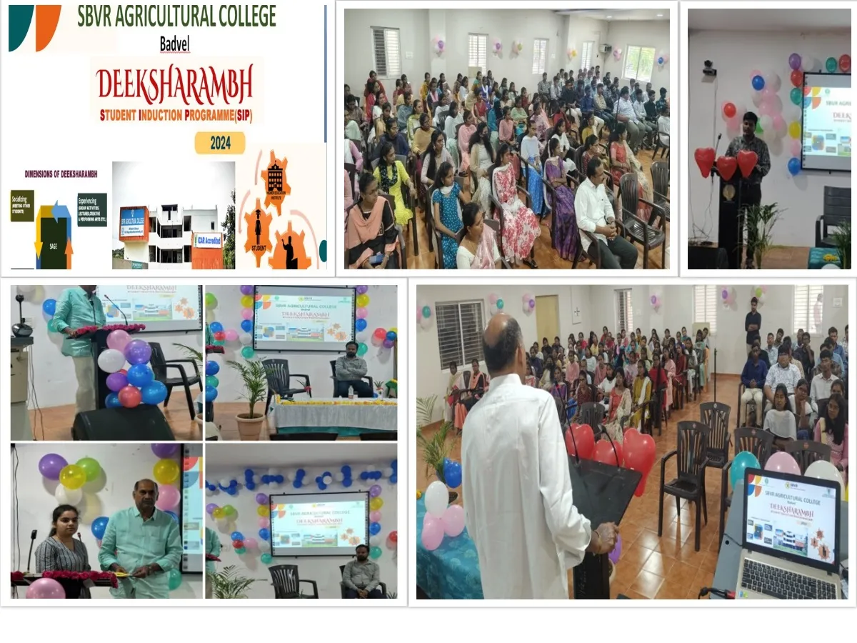 DEEKSHARAMBH student induction programme for the 2024 batch, following the ICAR 6th Dean’s Committee
