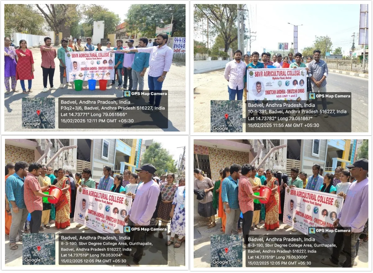 SWACHH ANDHRA campaign, as part of the college’s commitment to environmental cleanliness and social responsibility