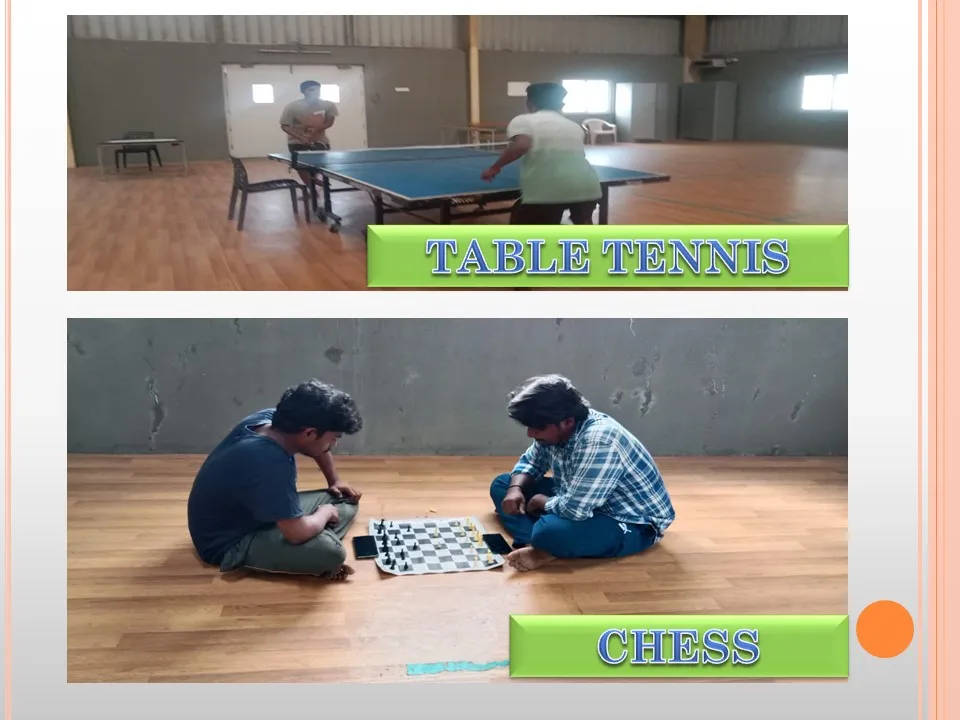Table tennis and chess
